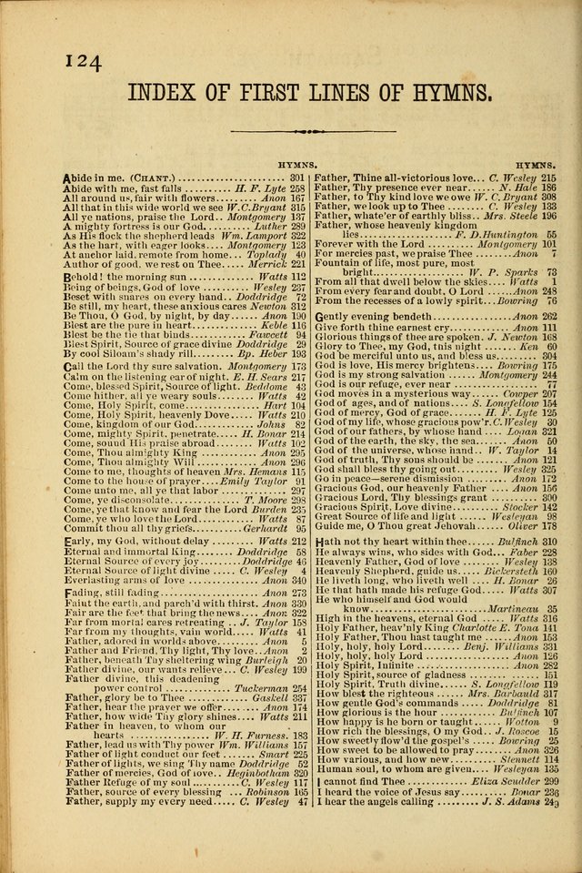 National Hymn and Tune Book: for congregations, schools and the home page 124