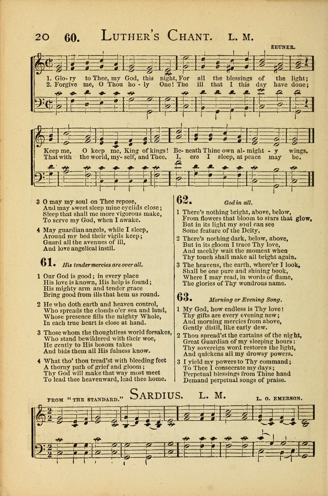 National Hymn and Tune Book: for congregations, schools and the home page 20