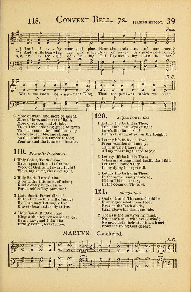 National Hymn and Tune Book: for congregations, schools and the home page 39