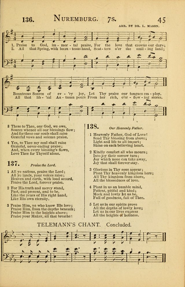 National Hymn and Tune Book: for congregations, schools and the home page 45