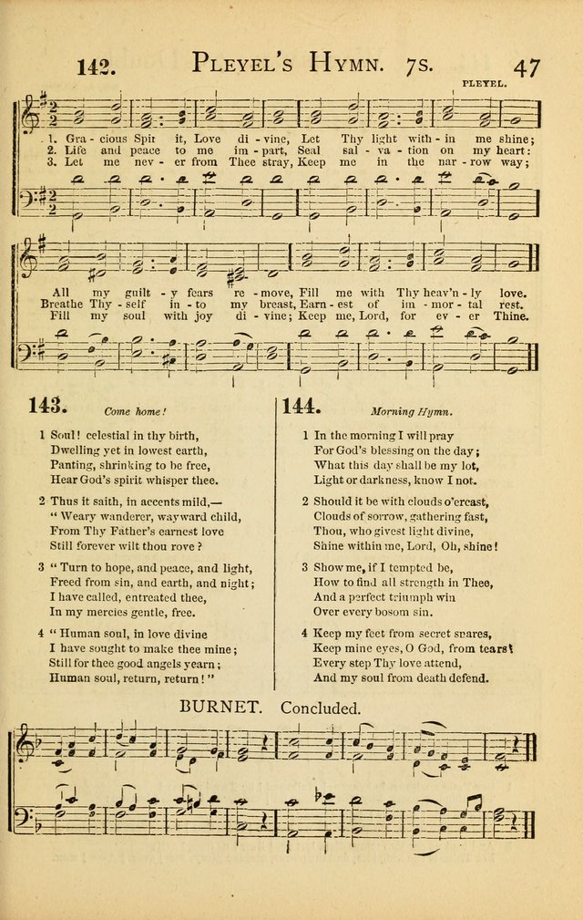 National Hymn and Tune Book: for congregations, schools and the home page 47