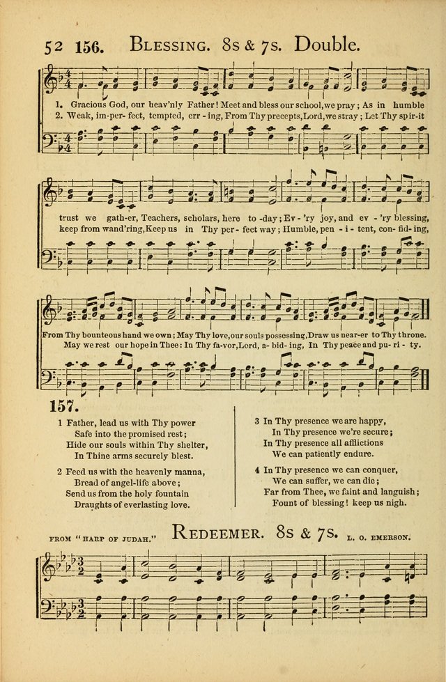 National Hymn and Tune Book: for congregations, schools and the home page 52