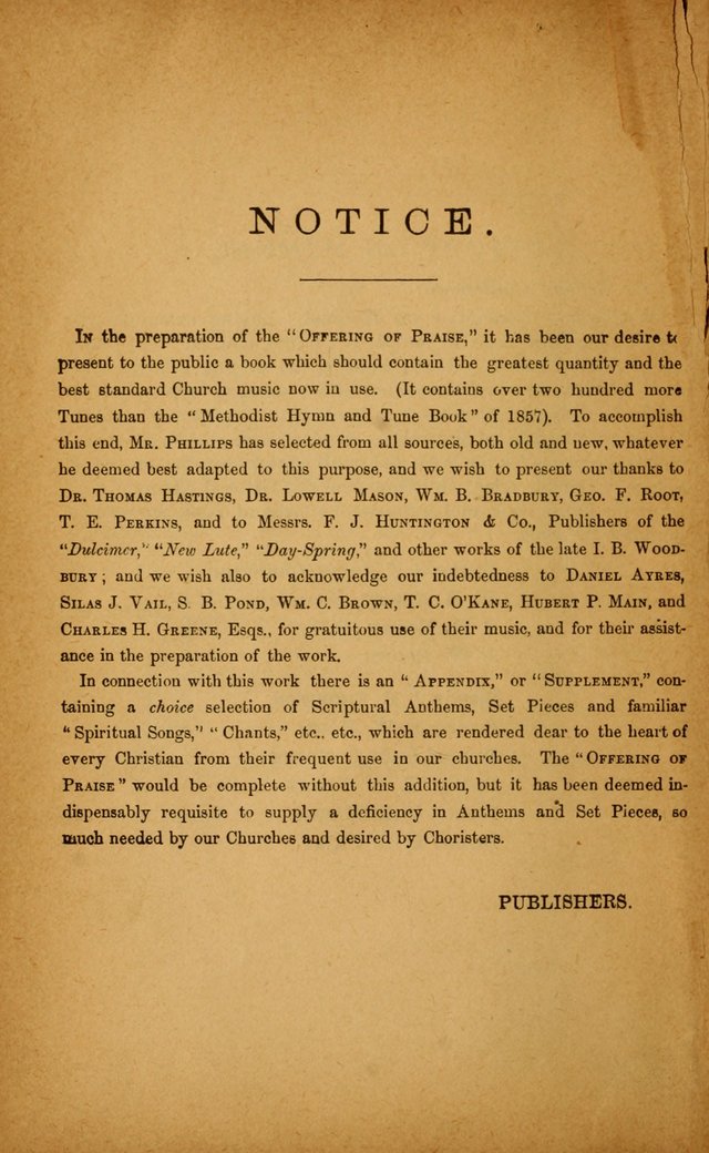 New Hymn and Tune Book: an Offering of Praise for the Use of the African M. E. Zion Church of America page 11