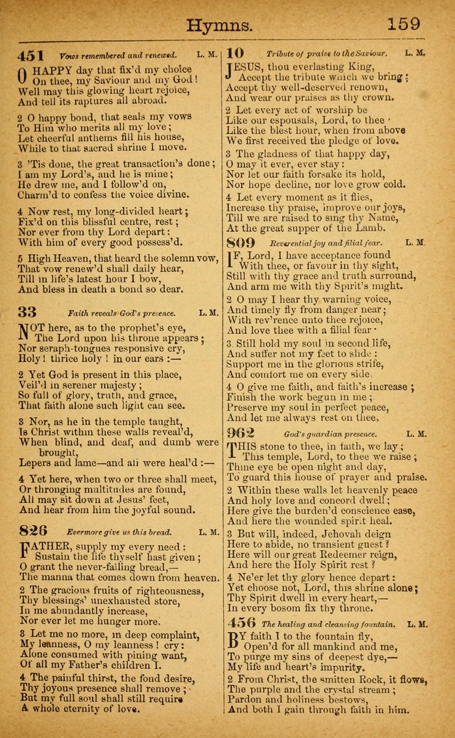 New Hymn and Tune Book: an Offering of Praise for the Use of the African M. E. Zion Church of America page 164