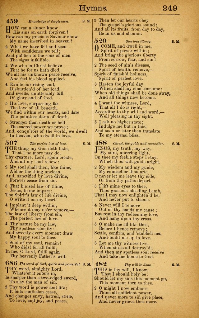 New Hymn and Tune Book: an Offering of Praise for the Use of the African M. E. Zion Church of America page 254