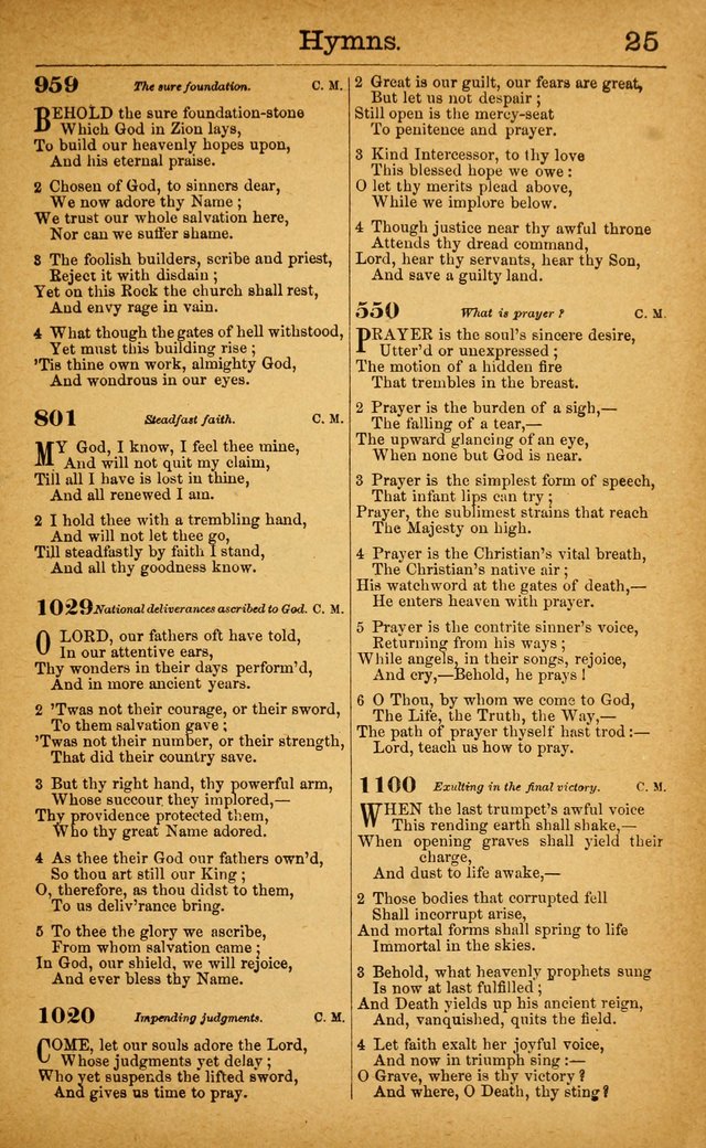 New Hymn and Tune Book: an Offering of Praise for the Use of the African M. E. Zion Church of America page 30