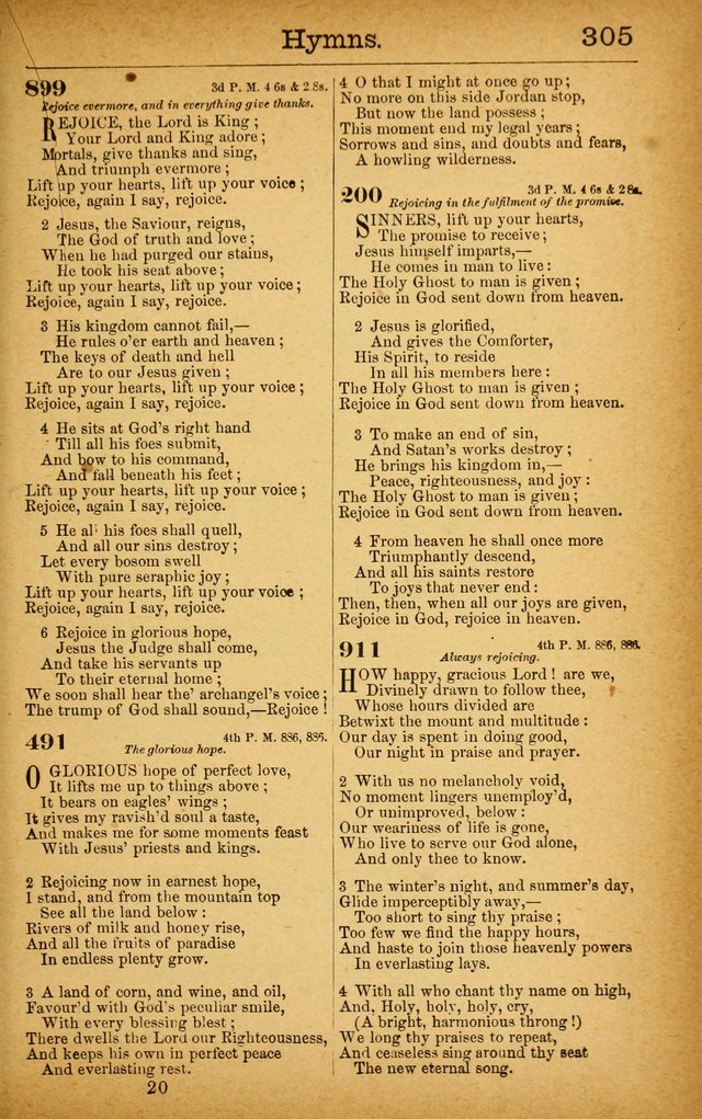 New Hymn and Tune Book: an Offering of Praise for the Use of the African M. E. Zion Church of America page 310