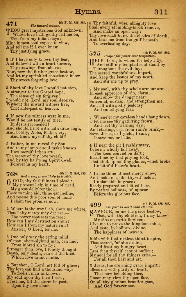 New Hymn and Tune Book: an Offering of Praise for the Use of the African M. E. Zion Church of America page 316