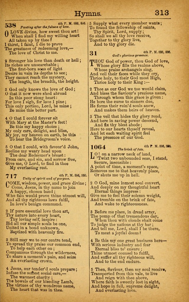 New Hymn and Tune Book: an Offering of Praise for the Use of the African M. E. Zion Church of America page 318