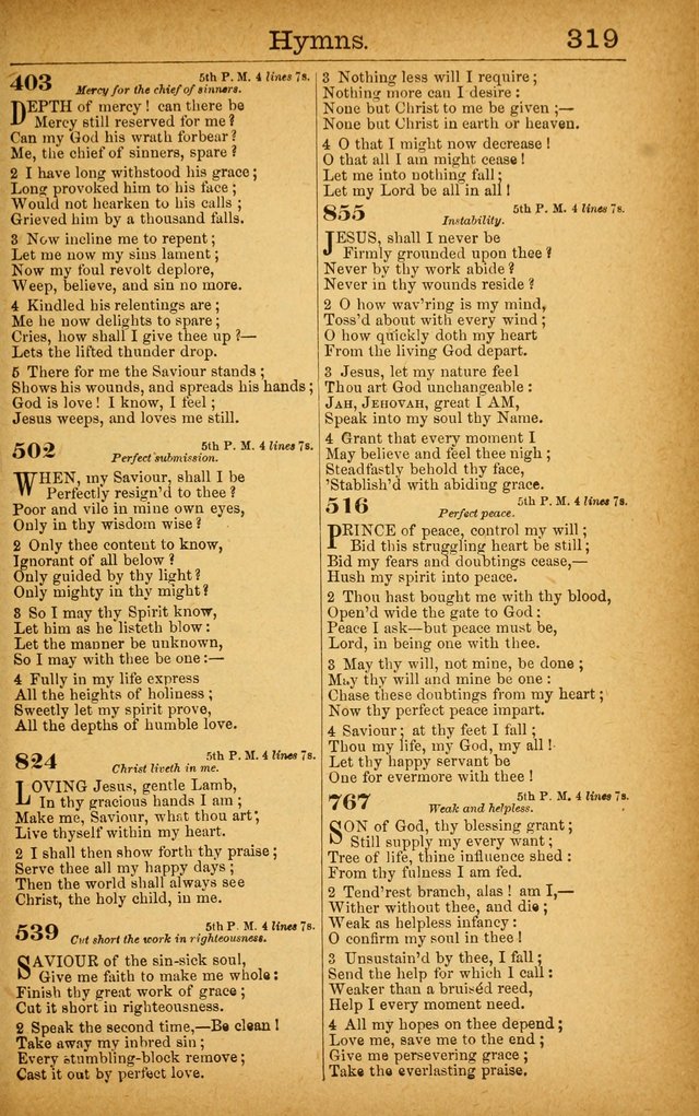 New Hymn and Tune Book: an Offering of Praise for the Use of the African M. E. Zion Church of America page 324