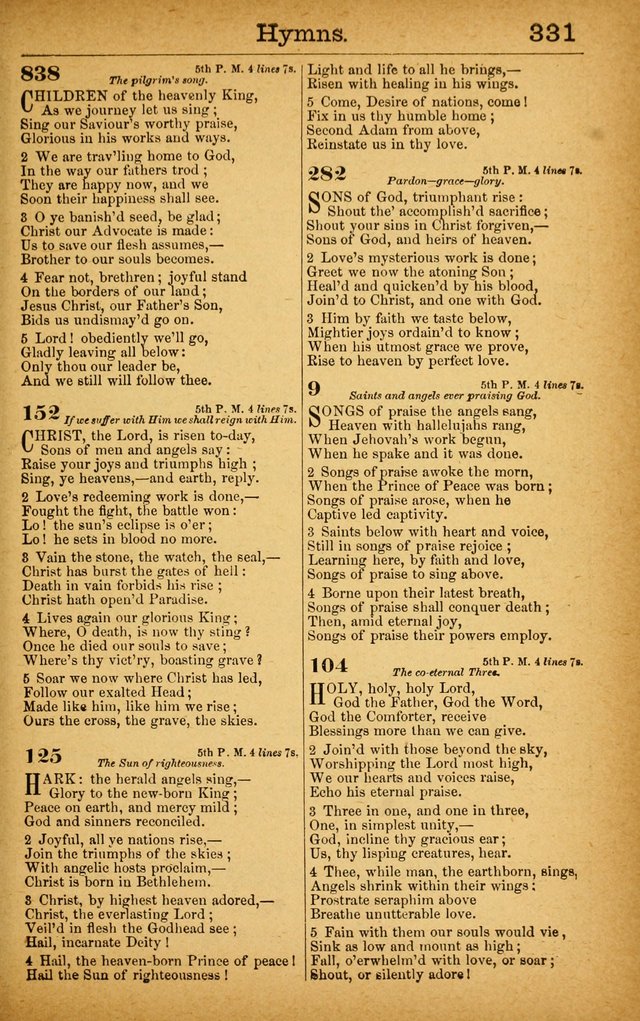 New Hymn and Tune Book: an Offering of Praise for the Use of the African M. E. Zion Church of America page 336