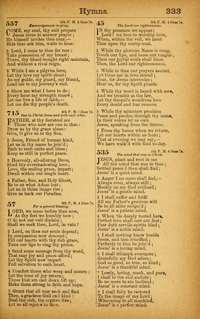 New Hymn and Tune Book: an Offering of Praise for the Use of the African M. E. Zion Church of America page 338