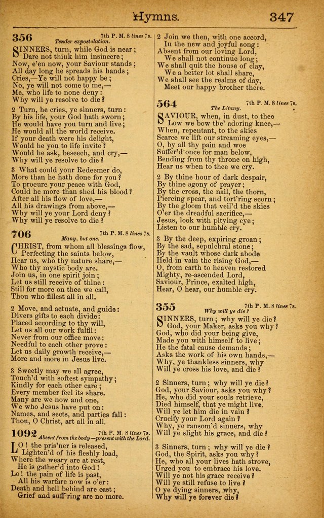 New Hymn and Tune Book: an Offering of Praise for the Use of the African M. E. Zion Church of America page 352