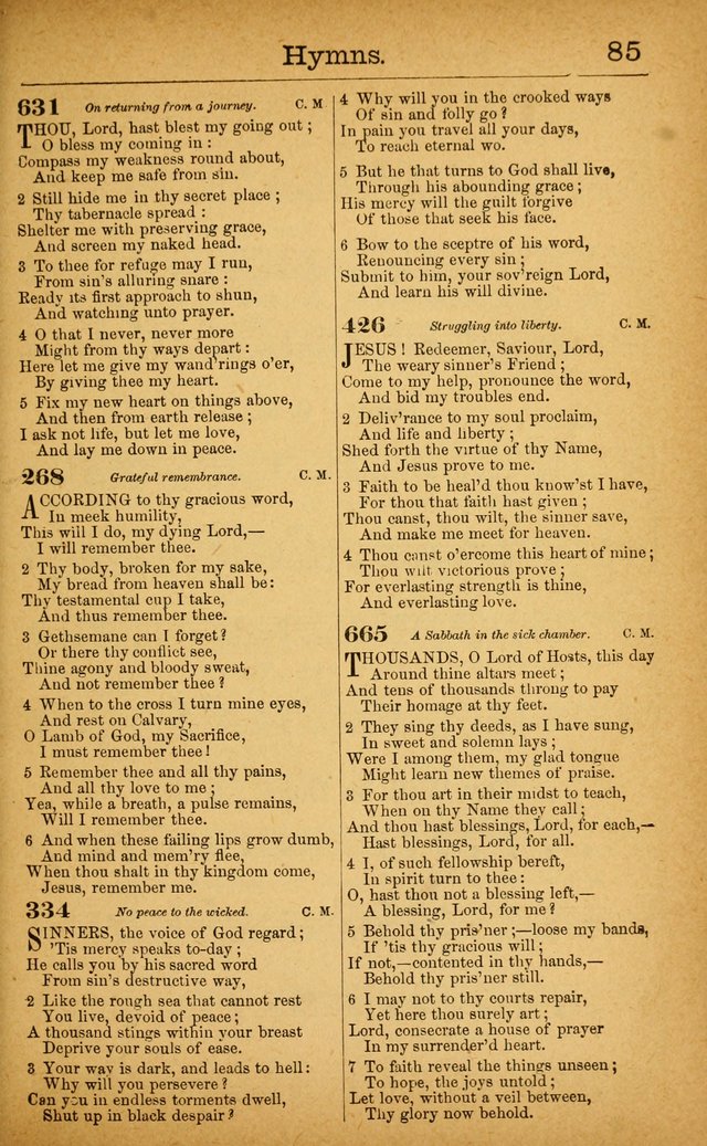 New Hymn and Tune Book: an Offering of Praise for the Use of the African M. E. Zion Church of America page 90