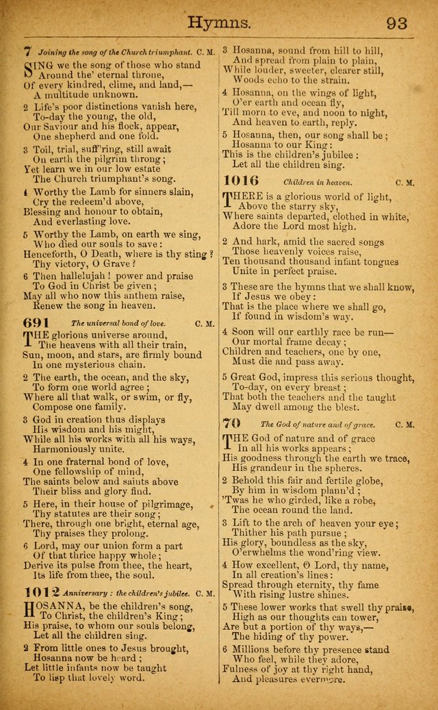 New Hymn and Tune Book: an Offering of Praise for the Use of the African M. E. Zion Church of America page 98