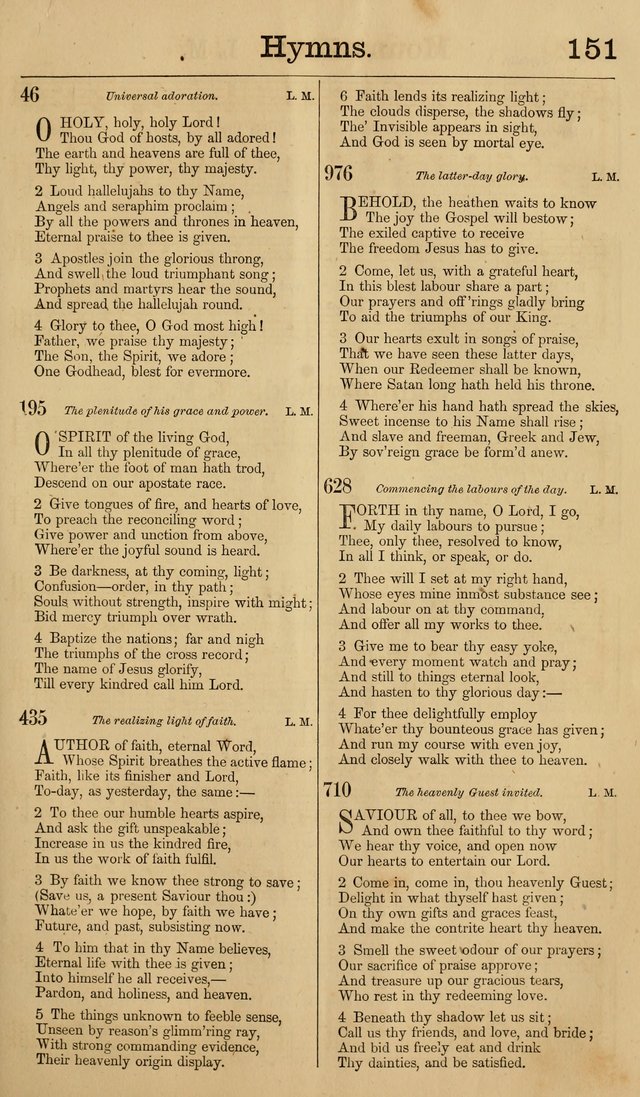 New Hymn and Tune book: an Offering of Praise for the Methodist Episcopal Church page 158