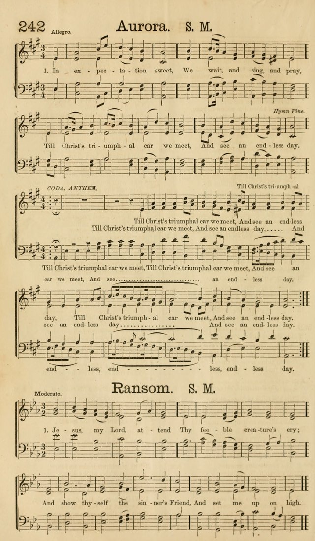 New Hymn and Tune book: an Offering of Praise for the Methodist Episcopal Church page 249