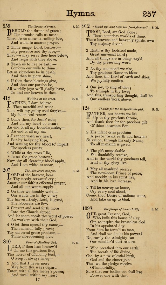 New Hymn and Tune book: an Offering of Praise for the Methodist Episcopal Church page 264