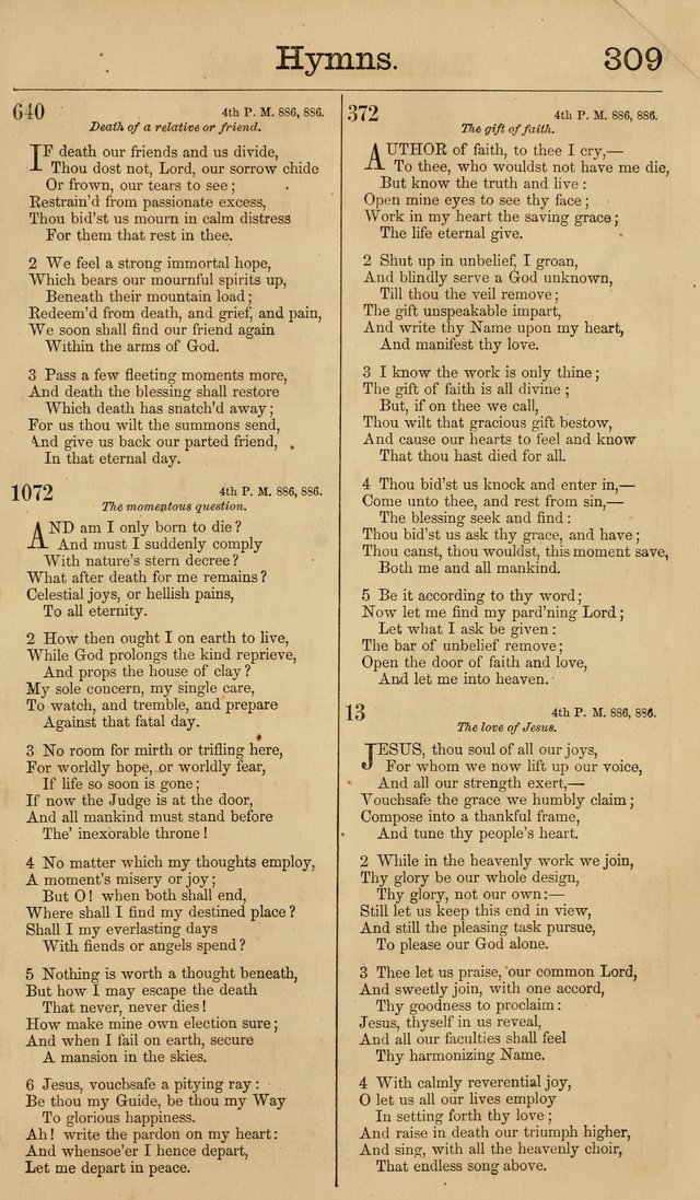 New Hymn and Tune book: an Offering of Praise for the Methodist Episcopal Church page 316