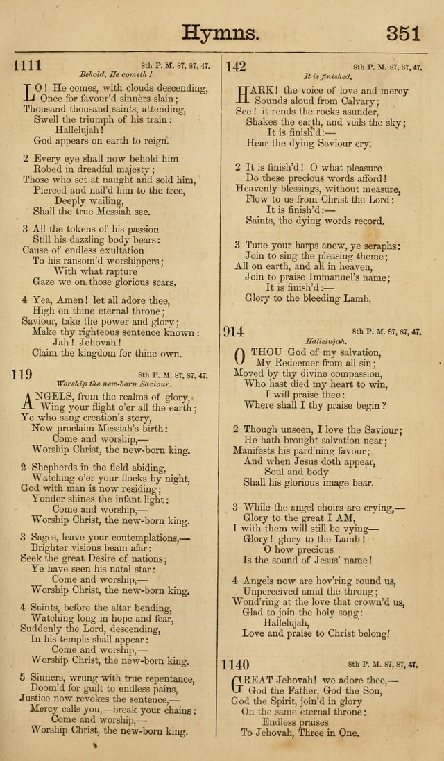 New Hymn and Tune book: an Offering of Praise for the Methodist Episcopal Church page 358