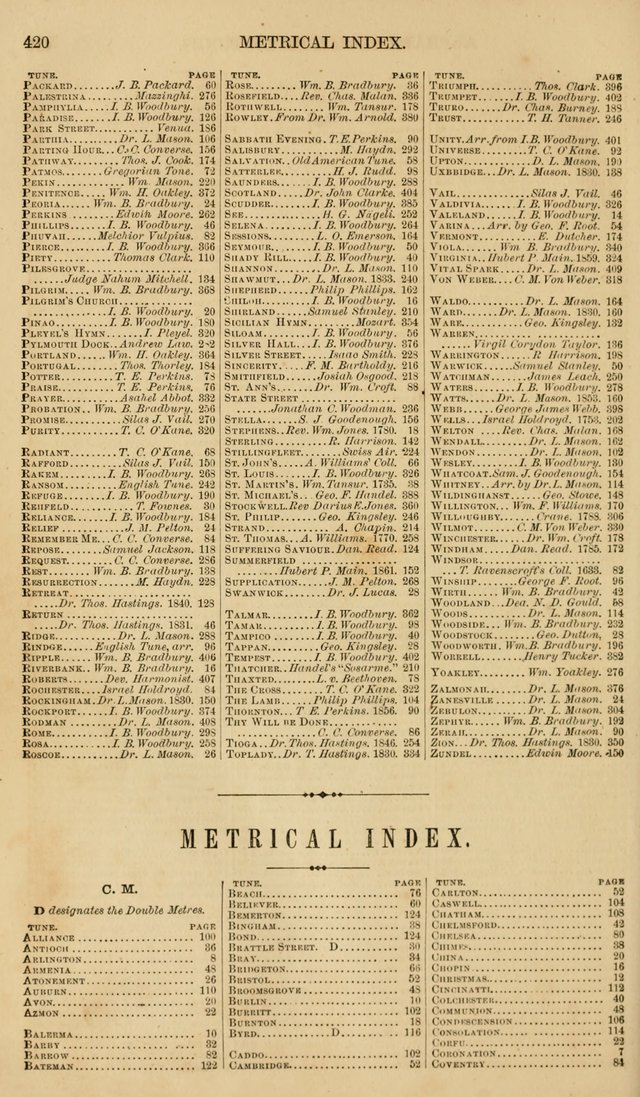 New Hymn and Tune book: an Offering of Praise for the Methodist Episcopal Church page 427