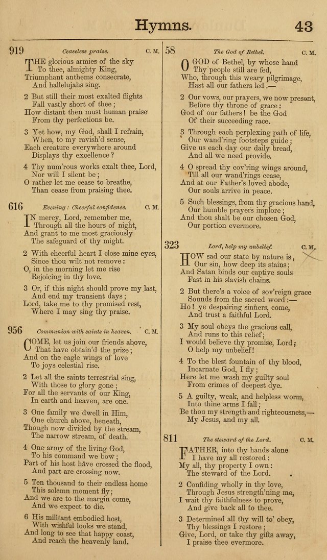 New Hymn and Tune book: an Offering of Praise for the Methodist Episcopal Church page 50