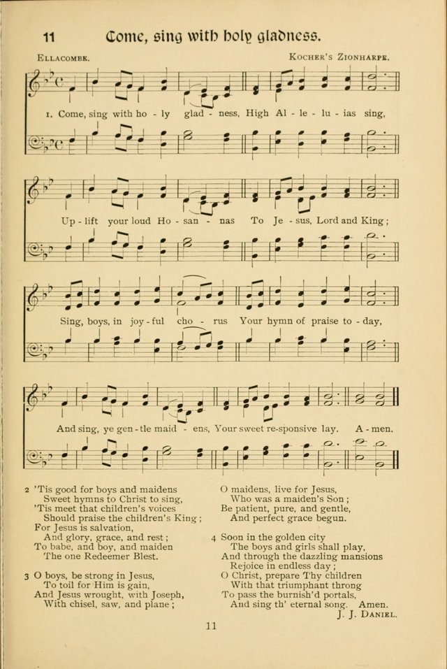 Northfield Hymns for Young People page 11