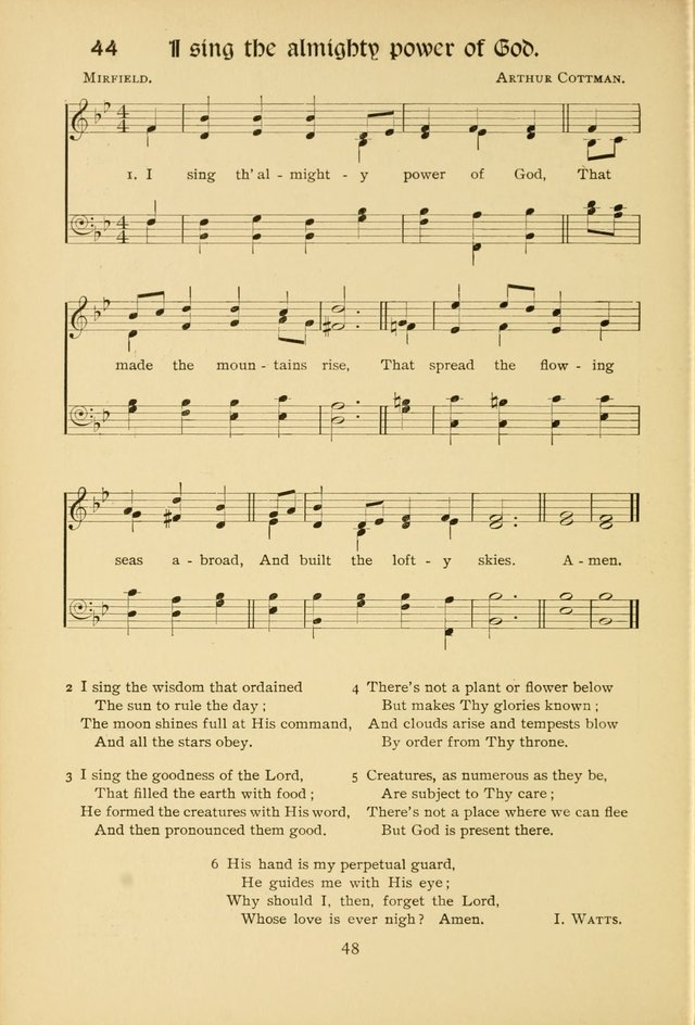 Northfield Hymns for Young People page 48