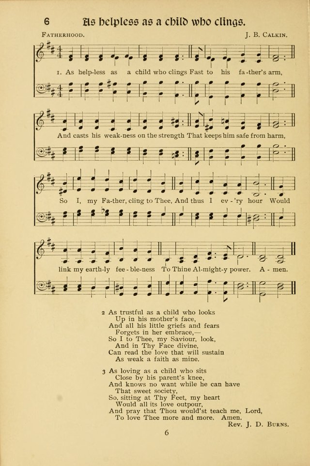 Northfield Hymns for Young People page 6