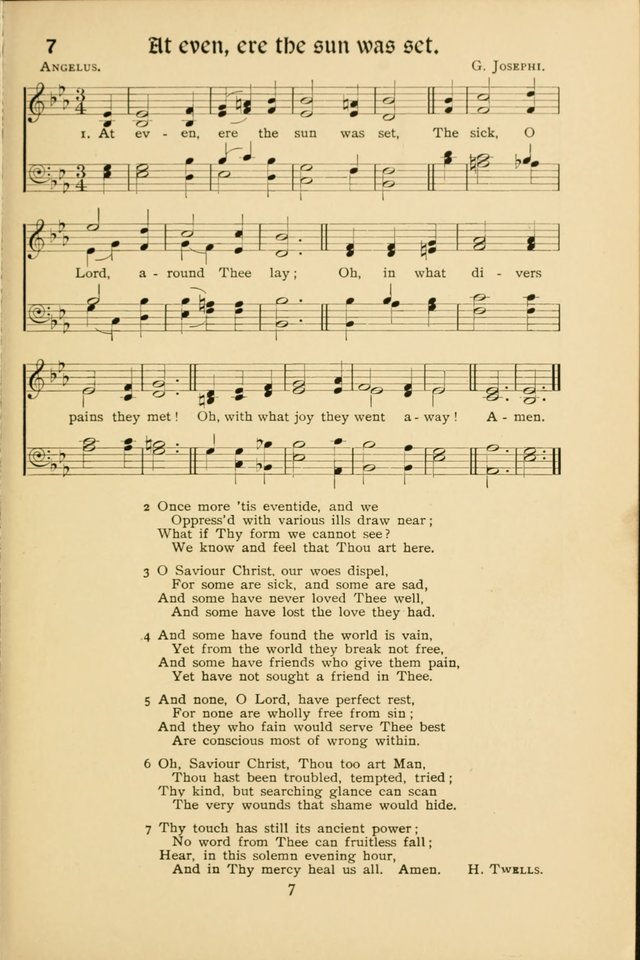 Northfield Hymns for Young People page 7