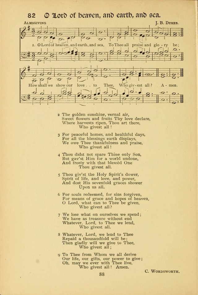 Northfield Hymns for Young People page 88