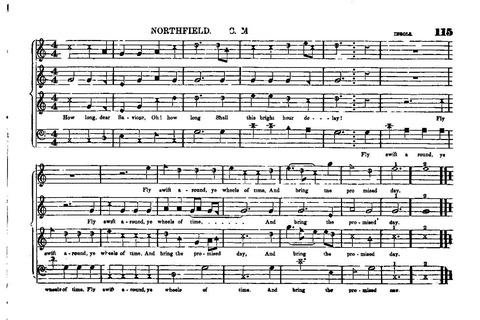 The New Harp of Columbia: a system of musical notation, with a note for each sound, and a shape for each note; containing a variety of most excellent psalm and hymn tunes, odes and anthems, happily... page 118