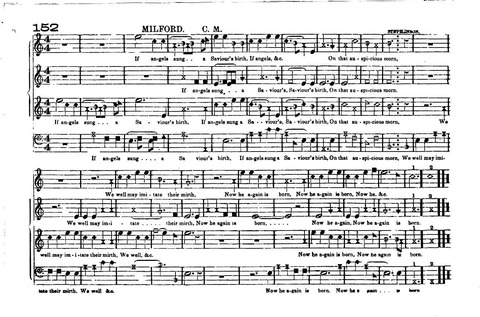 The New Harp of Columbia: a system of musical notation, with a note for each sound, and a shape for each note; containing a variety of most excellent psalm and hymn tunes, odes and anthems, happily... page 155