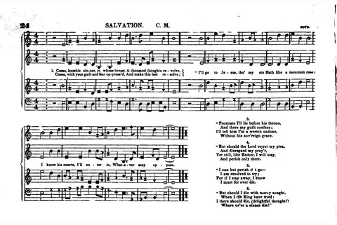 The New Harp of Columbia: a system of musical notation, with a note for each sound, and a shape for each note; containing a variety of most excellent psalm and hymn tunes, odes and anthems, happily... page 27