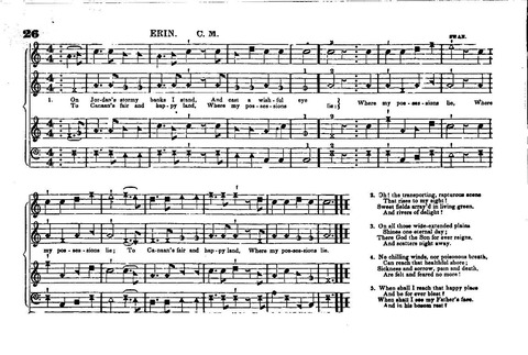 The New Harp of Columbia: a system of musical notation, with a note for each sound, and a shape for each note; containing a variety of most excellent psalm and hymn tunes, odes and anthems, happily... page 29