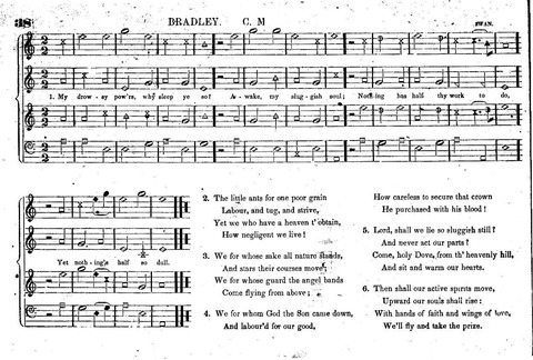 The New Harp of Columbia: a system of musical notation, with a note for each sound, and a shape for each note; containing a variety of most excellent psalm and hymn tunes, odes and anthems, happily... page 41