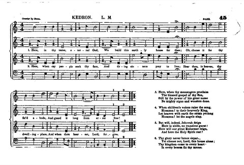 The New Harp of Columbia: a system of musical notation, with a note for each sound, and a shape for each note; containing a variety of most excellent psalm and hymn tunes, odes and anthems, happily... page 48