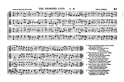 The New Harp of Columbia: a system of musical notation, with a note for each sound, and a shape for each note; containing a variety of most excellent psalm and hymn tunes, odes and anthems, happily... page 50