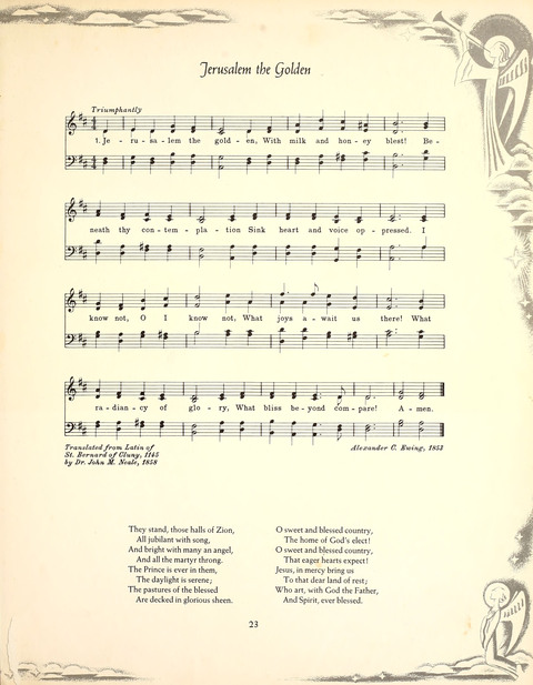 The New Illustrated Book of Favorite Hymns page 23