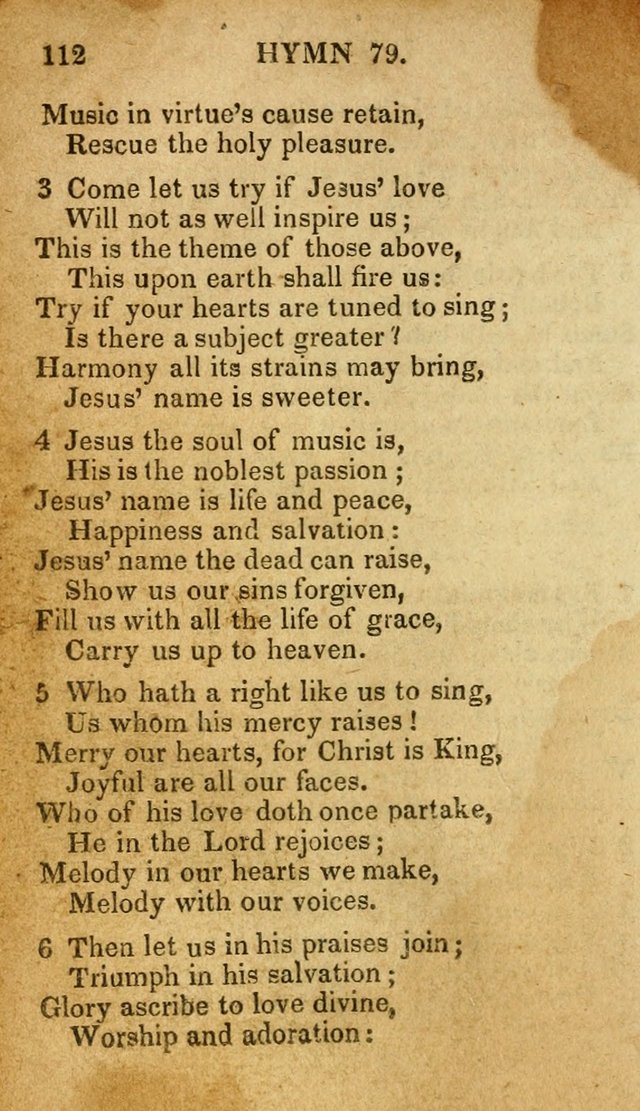 The New and Improved Camp Meeting Hymn Book: being a choice selection of hymns from the most approved authors. Designed to aid in the public and private devotions of Christians page 119