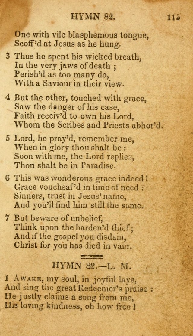 The New and Improved Camp Meeting Hymn Book: being a choice selection of hymns from the most approved authors. Designed to aid in the public and private devotions of Christians page 122