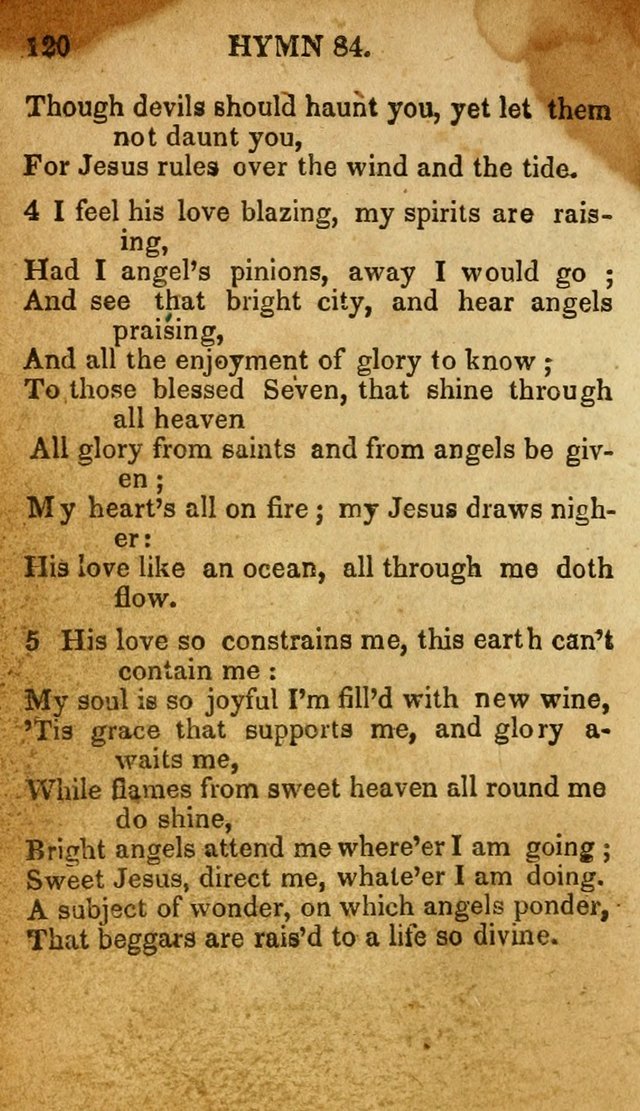 The New and Improved Camp Meeting Hymn Book: being a choice selection of hymns from the most approved authors. Designed to aid in the public and private devotions of Christians page 127