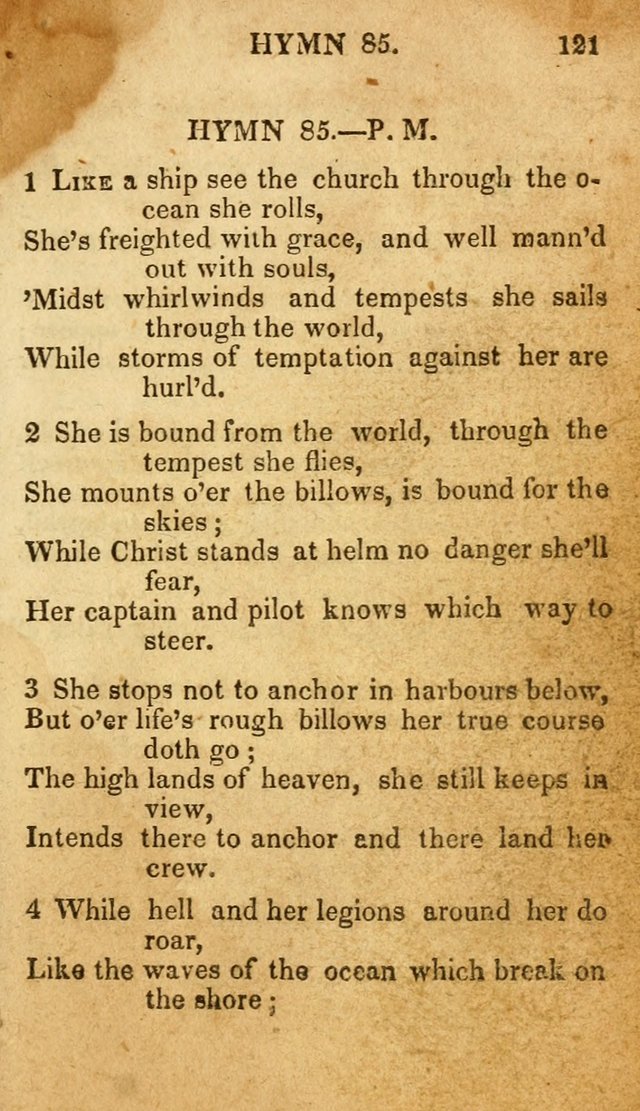 The New and Improved Camp Meeting Hymn Book: being a choice selection of hymns from the most approved authors. Designed to aid in the public and private devotions of Christians page 128