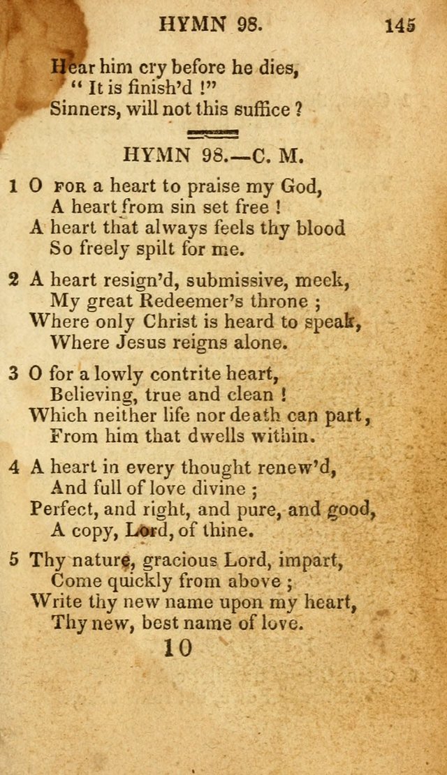 The New and Improved Camp Meeting Hymn Book: being a choice selection of hymns from the most approved authors. Designed to aid in the public and private devotions of Christians page 152