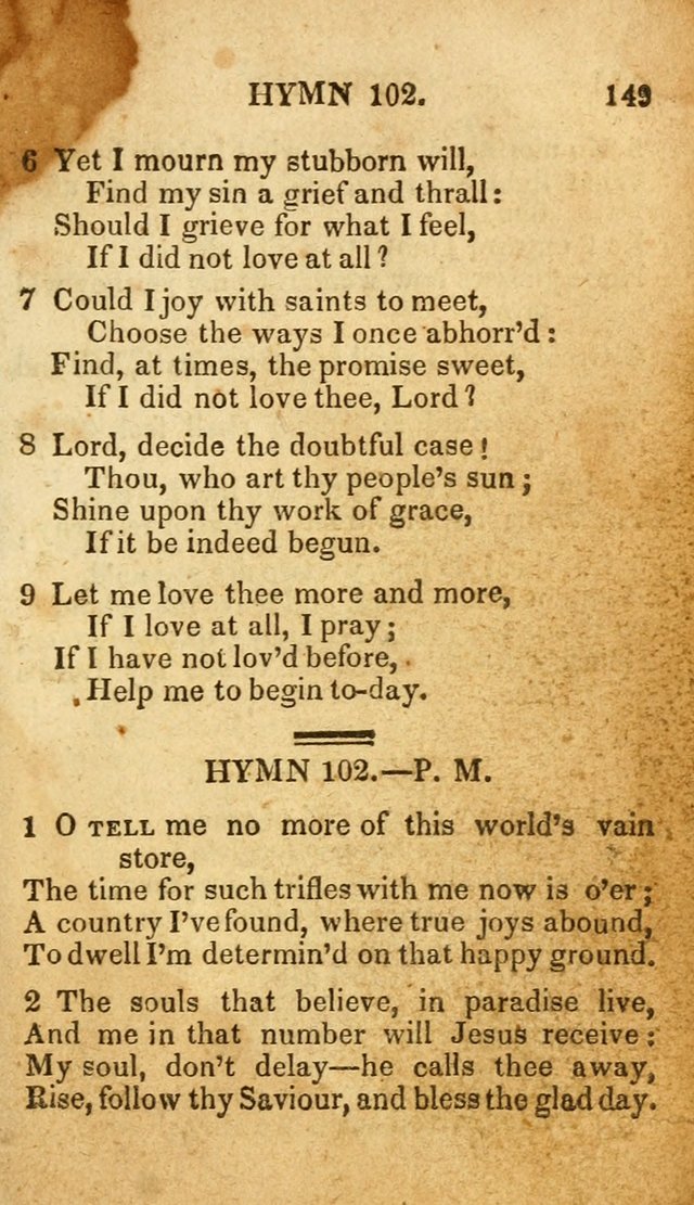 The New and Improved Camp Meeting Hymn Book: being a choice selection of hymns from the most approved authors. Designed to aid in the public and private devotions of Christians page 156