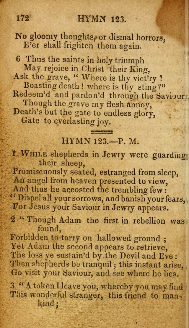 The New and Improved Camp Meeting Hymn Book: being a choice selection of hymns from the most approved authors. Designed to aid in the public and private devotions of Christians page 179