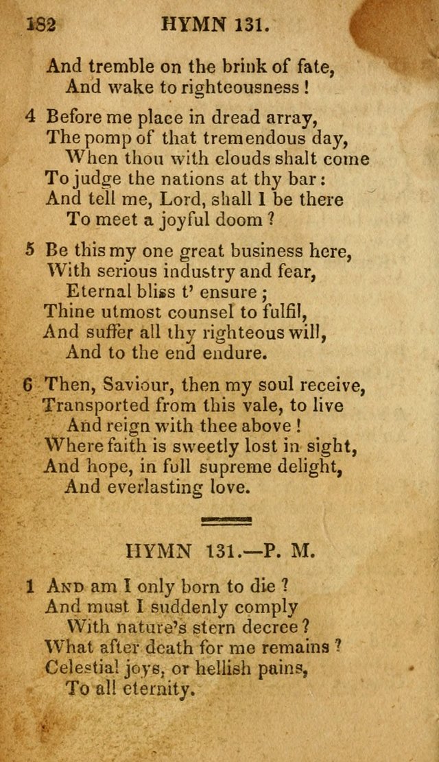 The New and Improved Camp Meeting Hymn Book: being a choice selection of hymns from the most approved authors. Designed to aid in the public and private devotions of Christians page 189