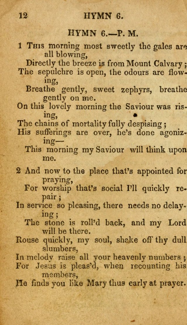 The New and Improved Camp Meeting Hymn Book: being a choice selection of hymns from the most approved authors. Designed to aid in the public and private devotions of Christians page 19