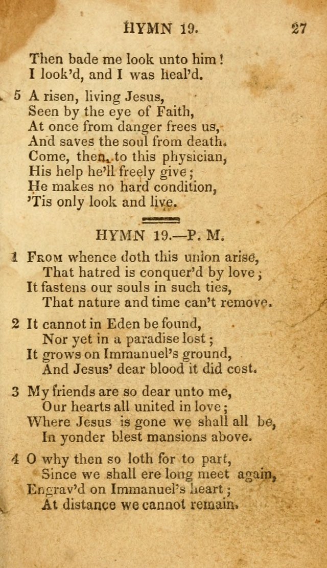 The New and Improved Camp Meeting Hymn Book: being a choice selection of hymns from the most approved authors. Designed to aid in the public and private devotions of Christians page 34