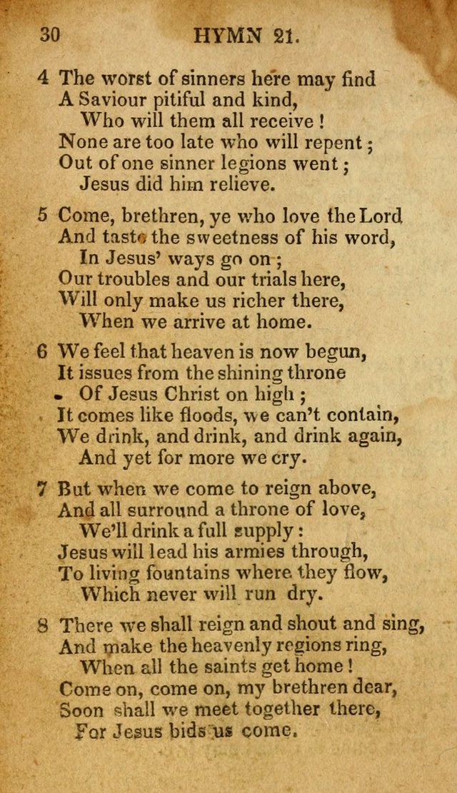 The New and Improved Camp Meeting Hymn Book: being a choice selection of hymns from the most approved authors. Designed to aid in the public and private devotions of Christians page 37